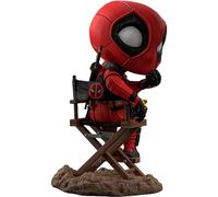 Marvel Deadpool e Wolverine MiniCo Statua Deadpool Sulla Sedia 13Cm Iron Studios