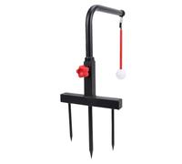 Iron Swing Trainer con Ritorno Automatico della Palla Pratica Costante dello Swing, Regolabile per Tutti i Livelli di abilità (Rosso)