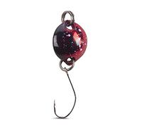 Iron Trout Button Spoon 1,8 g - Indicatore di direzione per trota, colore: viola acceso/blu