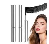 Iron Wand Black Mascara, 2026 New 3D Curling Waterproof Mascara, Creates Thick Full Lashes, Waterproof Long-Lasting Eyelash Makeup for Daily Look (2Pcs A)