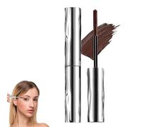 Iron Wand, mascara impermeabile e resistente alle sbavature, mascara per ciglia 4D a lunga durata, delicato per occhi sensibili (marrone chiaro)