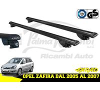 IRON120+BM03 BARRE PORTATUTTO FARAD NERE OPEL ZAFIRA DAL 2005 AL 2007