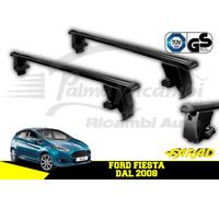 IRON120+BS26 BARRE PORTATUTTO FARAD IN FERRO FORD FIESTA 3P DAL 2008 al 2017