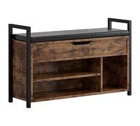IRONCK HK-EB-b01 Banchi portaoggetti, Legno ingegnerizzato, Marrone, 39.4" W