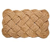 Iron Gate - Corda di Iuta Naturale Tessuta zerbino 18 x 30 - 100% all Natural Fibre - Eco-Friendly - Corda Intrecciata Classico Design, Iuta, Un Pezzo