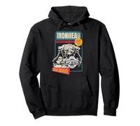 Ironhead Old School HD Pin Up Retro Moto Sportster Hot Felpa con Cappuccio