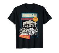 Ironhead Old School HD Pin Up Retro Moto Sportster Hot Maglietta