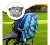 Ironia del cesto di stoccaggio della bici posteriore per un bagaglio da