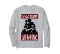 Ironia Polacca dal 1500 - Il giullare Triste Disegno Storico Maglia a Manica