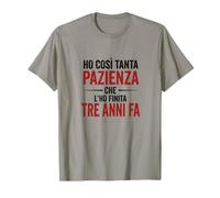 Ironica e Divertente. Ho finito la Pazienza Stampa Nera Maglietta