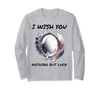 Ironico I Wish You Nient'altro Che Bad Luck Broken Mirror Maglia a Manica