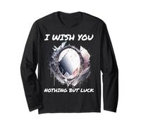 Ironico I Wish You Nient'altro Che Bad Luck Broken Mirror Maglia a Manica