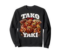 Ironico Takoyaki Bootleg Rap Style Japanese Snack Meme Felpa