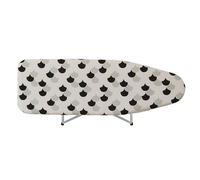 Ironing Board Cover with Pad - 130x51cm Stain Resistant Elastic Edge, Heavy Duty Ironing Cover for Apartment and Dormitory | Professional Iron Pad for Hotel, Travel, Tailor Shop, Design Studio