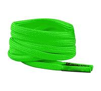 IRONLACE Paracord 550, lacci, lacci delle scarpe, corridori, escursionisti, stivali, scarpe casual, 1 paio, più colori e lunghezze, Verde Neon - 72 Inches - 183 cm
