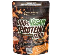 IronMaxx 100% Vegan Protein Zero - Biscotti fondenti al caramello salato 500g |