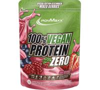 IronMaxx 100% Vegan Protein Zero - Frutti Di Bosco 500g | Polvere Proteica Di 4 Componenti Senza Zuccheri | Polvere Proteica Vegana Senza Aspartame