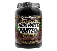 IronMaxx 100% Whey Protein Pulver 900g - Pure Dark Cocoa - Frullato ad alto contenuto proteico con BCAA ed EAA per l’allenamento muscolare e il fitness