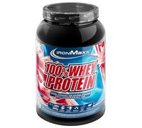 IronMaxx 100% Whey Protein Pulver 900g - Raspberry - Frullato ad alto contenuto proteico con BCAA ed EAA per l’allenamento muscolare e il fitness