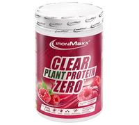 IronMaxx Clear Plant Protein Zero - Raspberry 400g Dose | Polvere proteica vegetale senza zucchero | Proteina vegana solubile in acqua | Bevanda sportiva rinfrescante senza soia