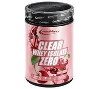 IronMaxx Clear Whey Isolate Zero - Ciliegia 400g | Isolato proteico senza zucchero e lattosio | Limonata proteica dal gusto fruttato e rinfrescante