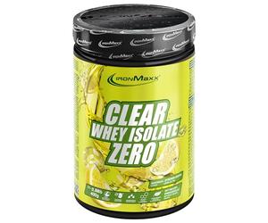 IronMaxx Clear Whey Isolate Zero - Tè freddo al limone 400g | Isolato proteico senza zucchero e lattosio | Limonata proteica dal gusto fruttato e rinfrescante