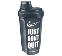 IronMaxx Eiweiß Shaker - 700 ml - Anthrazit Matt Just Dont Quit | Shaker Proteico con Tappo a Vite | Antigoccia | BPA/DEHP Free | Lavabile | Scala Graduata