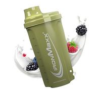 IronMaxx Eiweiß Shaker - 700 ml - Navy Green | Shaker Proteico con Tappo a Vite | Antigoccia | BPA/DEHP Free | Lavabile | Scala Graduata