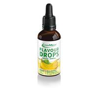 IronMaxx Flavour Drops - Banana 50ml | Senza calorie e senza zucchero | Gocce aromatiche vegane per dolcificare alimenti | Pratico tappo contagocce