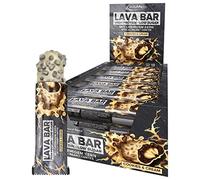 IronMaxx Lava Protein Bar - Cookies and Cream - 18x40g | Barretta High Protein con cuore cremoso & topping arachidi-caramello | A basso contenuto di zuccheri & senza olio di palma
