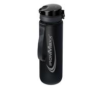 IronMaxx Sport Water Bottle - Deep Black 1000ml | Borraccia robusta e antigoccia con tappo a vite | BPA-free e riutilizzabile | Per sport, viaggio, giorno