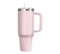 IronMaxx Tazza con Manico - Rosa 1,2L | con cannuccia inclusa | Design elegante e moderno in acciaio inox | Isolamento a doppia parete | Mantiene caldo e freddo