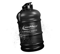 IronMaxx Water Gallon - Frosted Black 2200ml | Senza BPA e DEHP | Borraccia ermetica con scala graduata | Disponibile in vari colori - perfetta per sport, lavoro e uso quotidiano