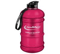 IronMaxx Water Gallon - Frosted Red 2200ml | Senza BPA e DEHP | Borraccia ermetica con scala graduata | Disponibile in vari colori - perfetta per sport, lavoro e uso quotidiano