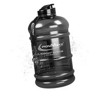 IronMaxx Water Gallon - Grey 2200ml | Senza BPA e DEHP | Borraccia ermetica con scala graduata | Disponibile in vari colori - perfetta per sport, lavoro e uso quotidiano