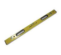 Ironside 152148 - Livella a bolla d'aria in alluminio a 3 livelle, 80 cm, con 2 impugnature, colore: Giallo