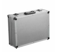 IRONSIDE Alluminio Attrezzi Cassa Con Impugnatura Argento 460x330x150 MM, Chiave