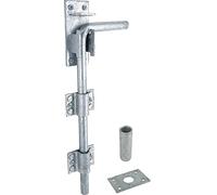 IRONTITE® - Bullone a goccia zincato per cancelli in legno, montaggio superficiale, ideale per porte e cancelli, 300 mm