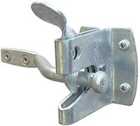 IRONTITE Chiavistello automatico per cancello da giardino, 57 mm, per cancelli in legno, zincato per protezione dagli agenti atmosferici, per uso esterno come chiavistello e chiavistello (zincato)