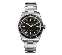 IRONWATCH 38mm Vintage Pencil Hands Retro Diver Watch NH35A Movimento di Lusso C3 Luminoso Uomo Automatico Meccanico Orologi, con logo, Diver, Meccanico, Con logo, Subacqueo, Meccanico