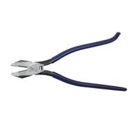 Ironworker - Pinze laterali caricate a molla per taglio e piegatura del tondo per cemento armato, lunghezza 9 pollici KLEIN TOOLS D201-7CST, blu