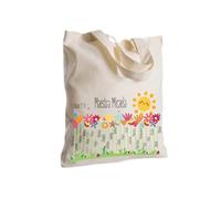 irpot Borsa Shopper di Cotone Per maestre insegnanti Spring Garden 2pz Personalizzabili Idea Regalo Borsette borsa Tote Bag tela con manici per