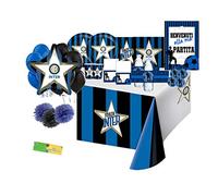 irpot Kit N° 70 Addobbi Compleanno F.C. Inter New + Festa in Carta