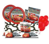 IRPot - Kit N 8 Compleanno Cars Piu 100 Palloncini per Festa Compleanno ADDOBBI