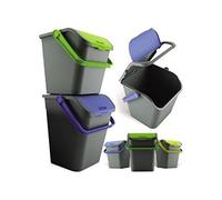 IRPot - SET 3 X PATTUMIERE ECOLOGIC 28L EC28 RACCOLTA DIFFERENZIATA