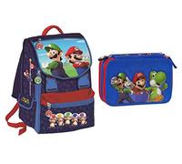 Irpot Set Scuola N 5 Super Mario Bros Zaino (200330) + Astuccio (200360)