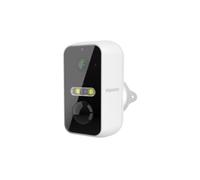 IRRADIO | Telecamera WiFi da Esterno e Interno a Batteria, 3MP, Telecamera di Sicurezza Smart WiFi con Sensore PIR e AI Rilevamento Umano, Visione Notturna, Compatibile Alexa e Google Home