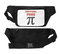 Irrational Fears Pi - Marsupio unisex con numero irrazionale matematico, colore: Nero