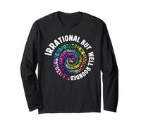 Irrazionale ma Ben Arrotondato Pi Day Matematica Insegnante di Matematica Maglia a Manica