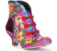 Irregular Choice Fiore Di Loto Flora Fiera Tacchi Medi Neri Donna UK 3 - 8